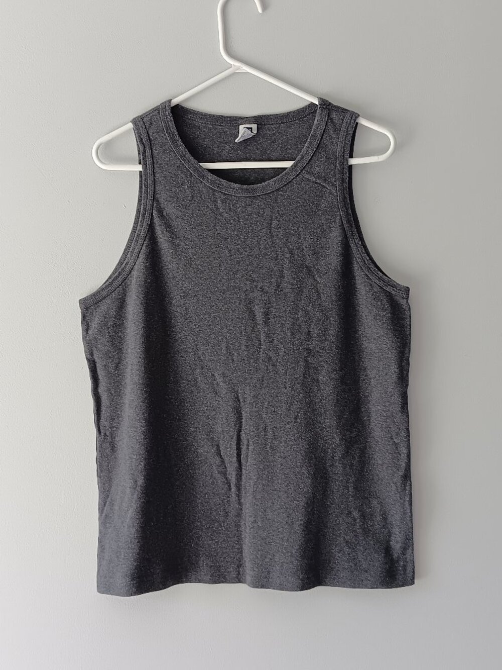 Vintage 2002 Gap 100% Cotton Men's Tank Top Factory Store Grey Extra Large XL